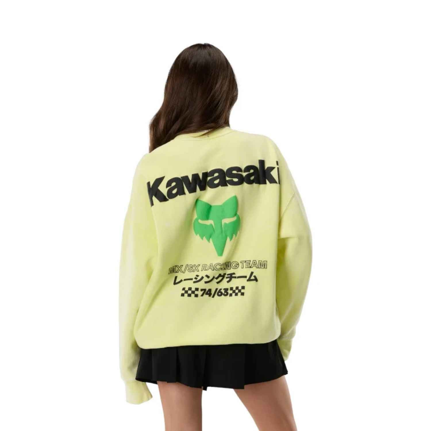 BUZO FOX KAWI HEAVYWEIGHT OVERSIZED [VERDE] (UNISEX)