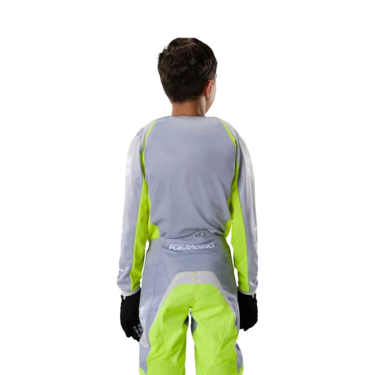 JERSEY FOX 180 FRAME [GRIS/VERDE] (PARA NIÑOS)