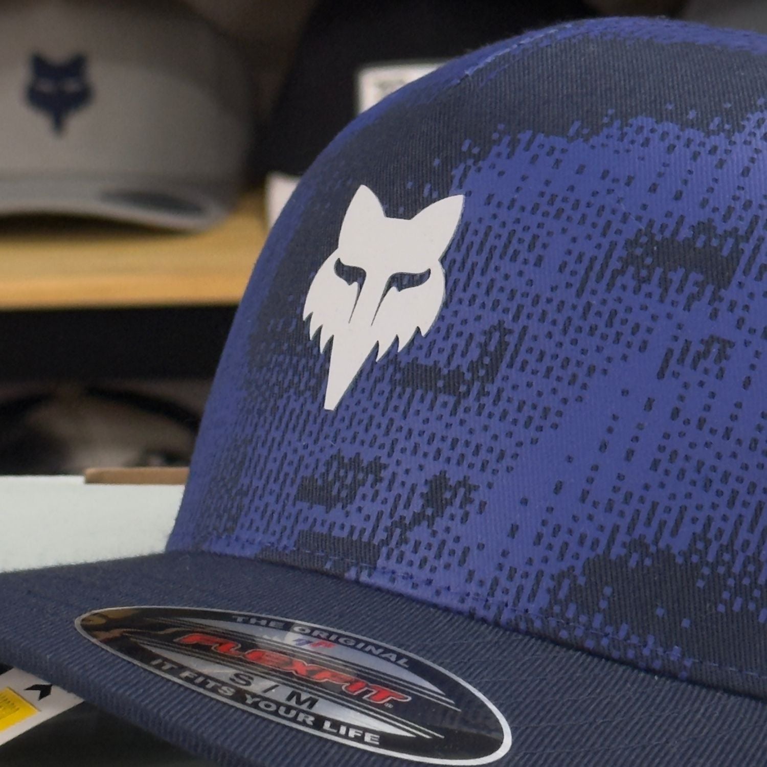 GORRA FOX RS FLEXFIT [AZUL] - Todo Riders