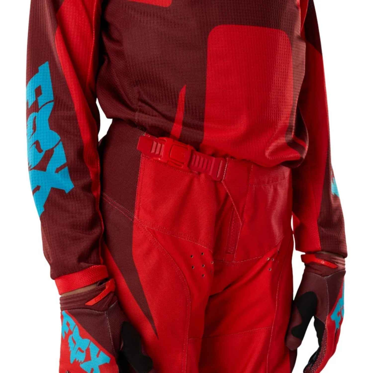 UNIFORME FOX RAID 180 [ROJO] (PARA NIÑOS)
