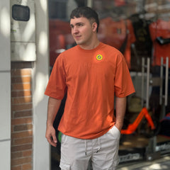 CAMISETA FOX WORDMARK OVERSIZED [NARANJA]