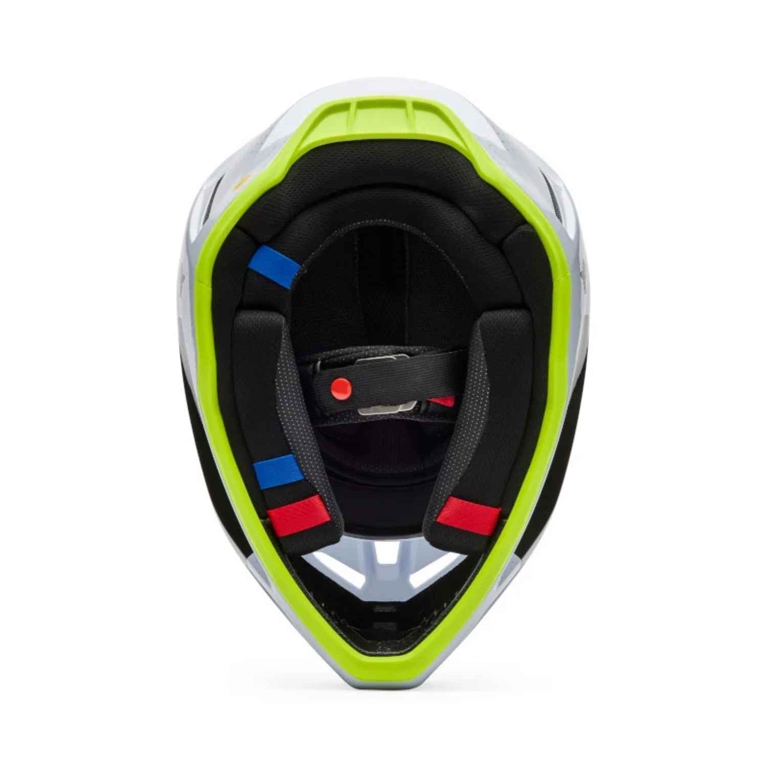 CASCO FOX V3 TINE [VERDE/BLANCO]