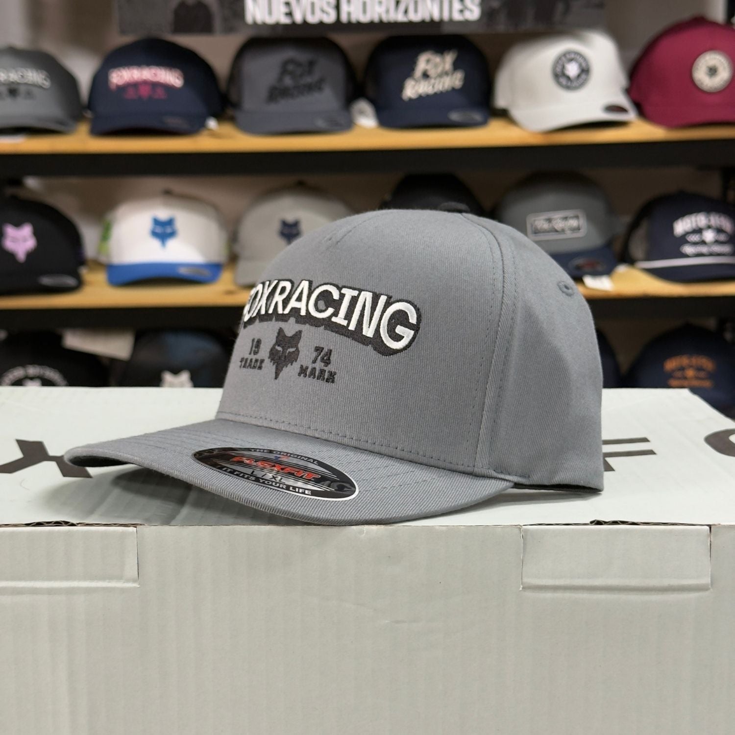 GORRA FOX BOLD FLEXFIT [GRIS] - Todo Riders