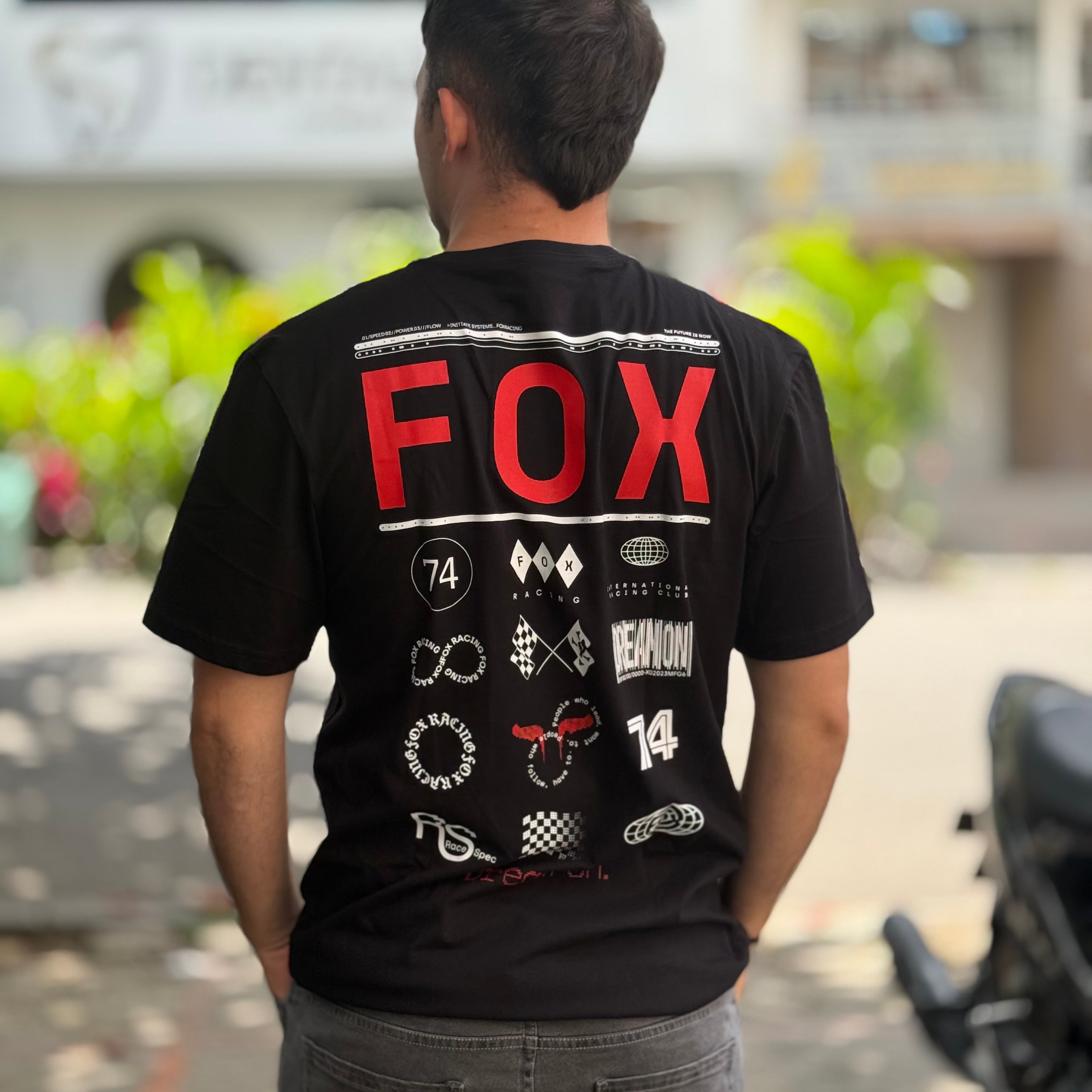 CAMISETA FOX RACE SPEC SS PREM [NEGRO]