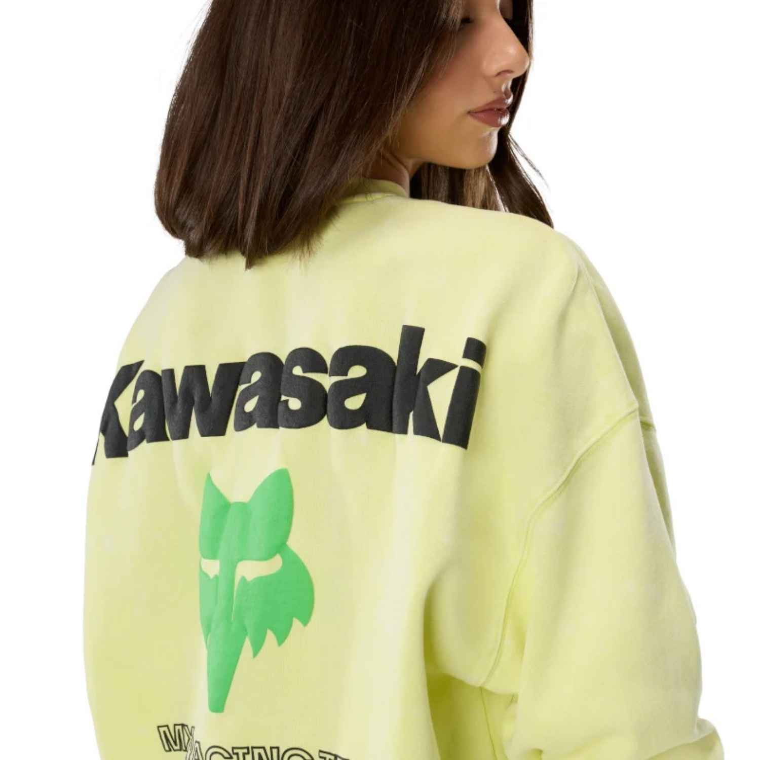 BUZO FOX KAWI HEAVYWEIGHT OVERSIZED [VERDE] (UNISEX)