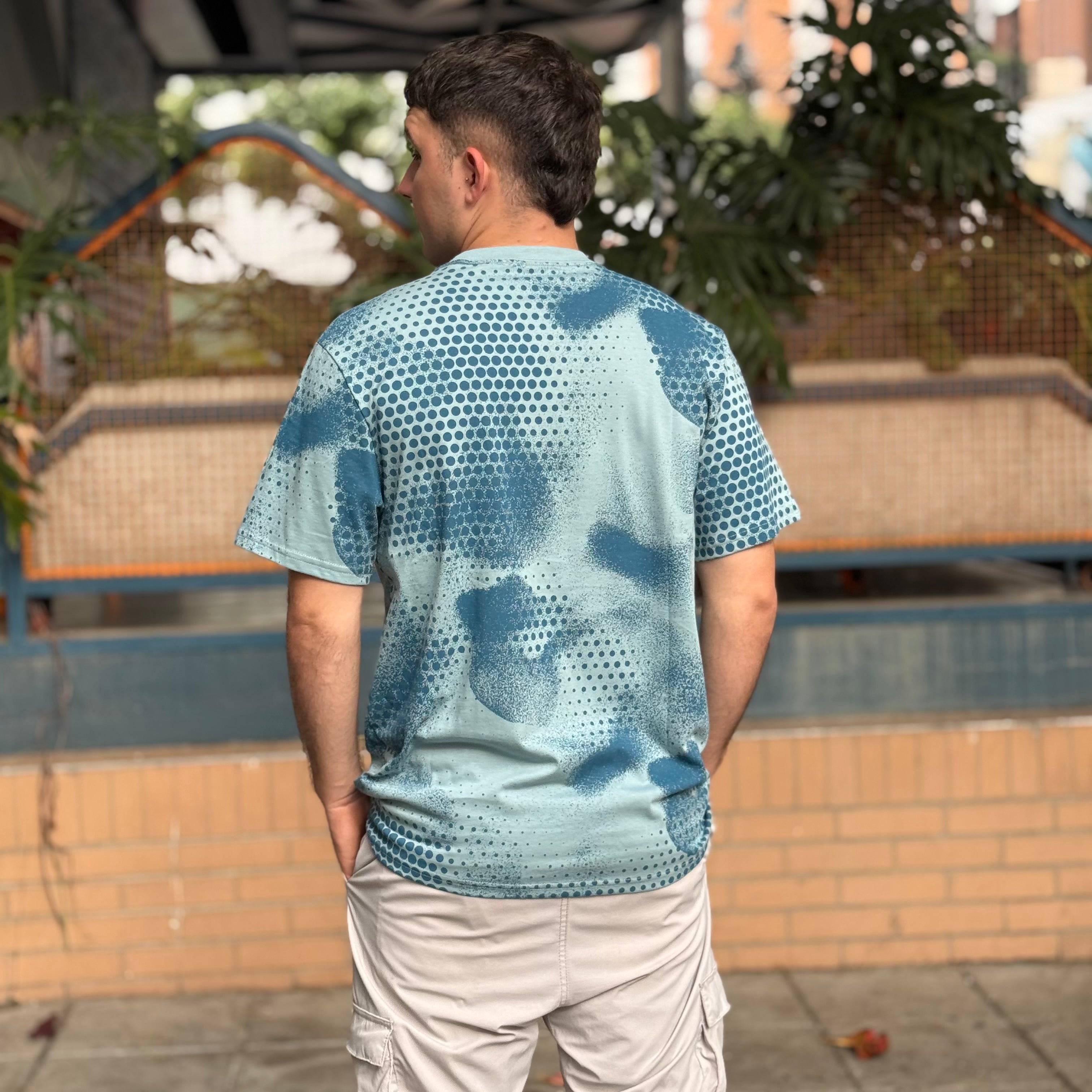 CAMISETA FOX AOP SS PREMIUM [AZUL]