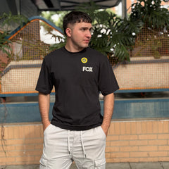 CAMISETA FOX BIG F SS PREMIUM LE [NEGRO]