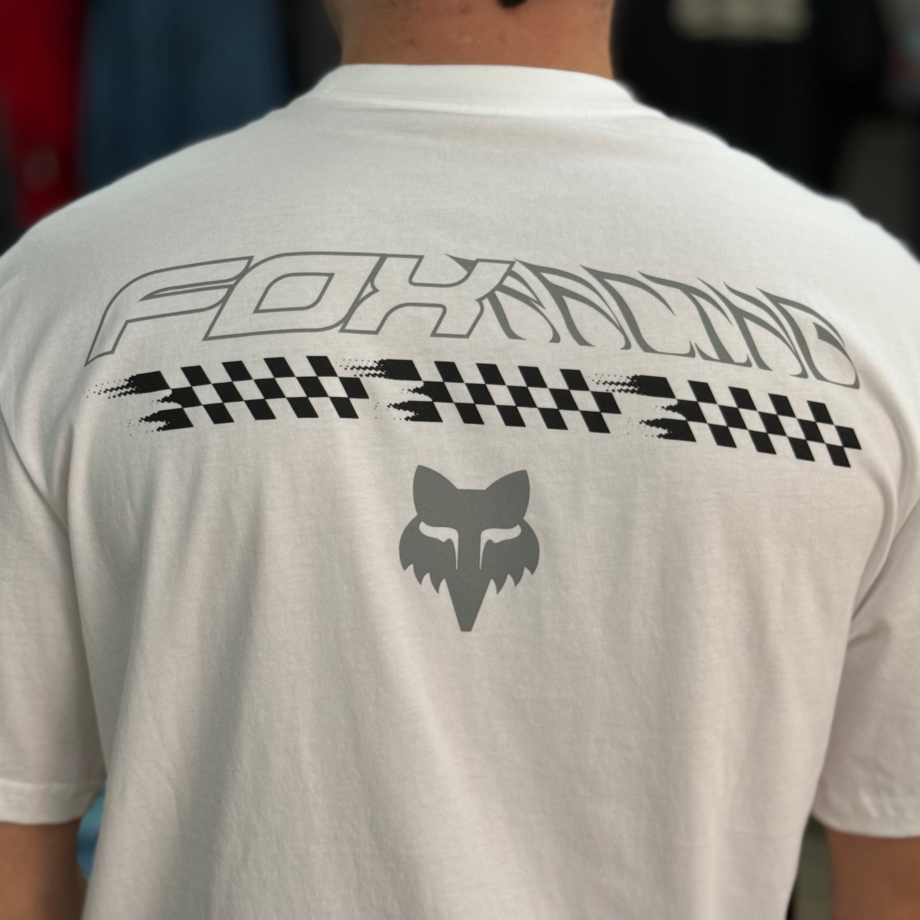 CAMISETA FOX CHECKERED SS PREMIUM [BLANCO]