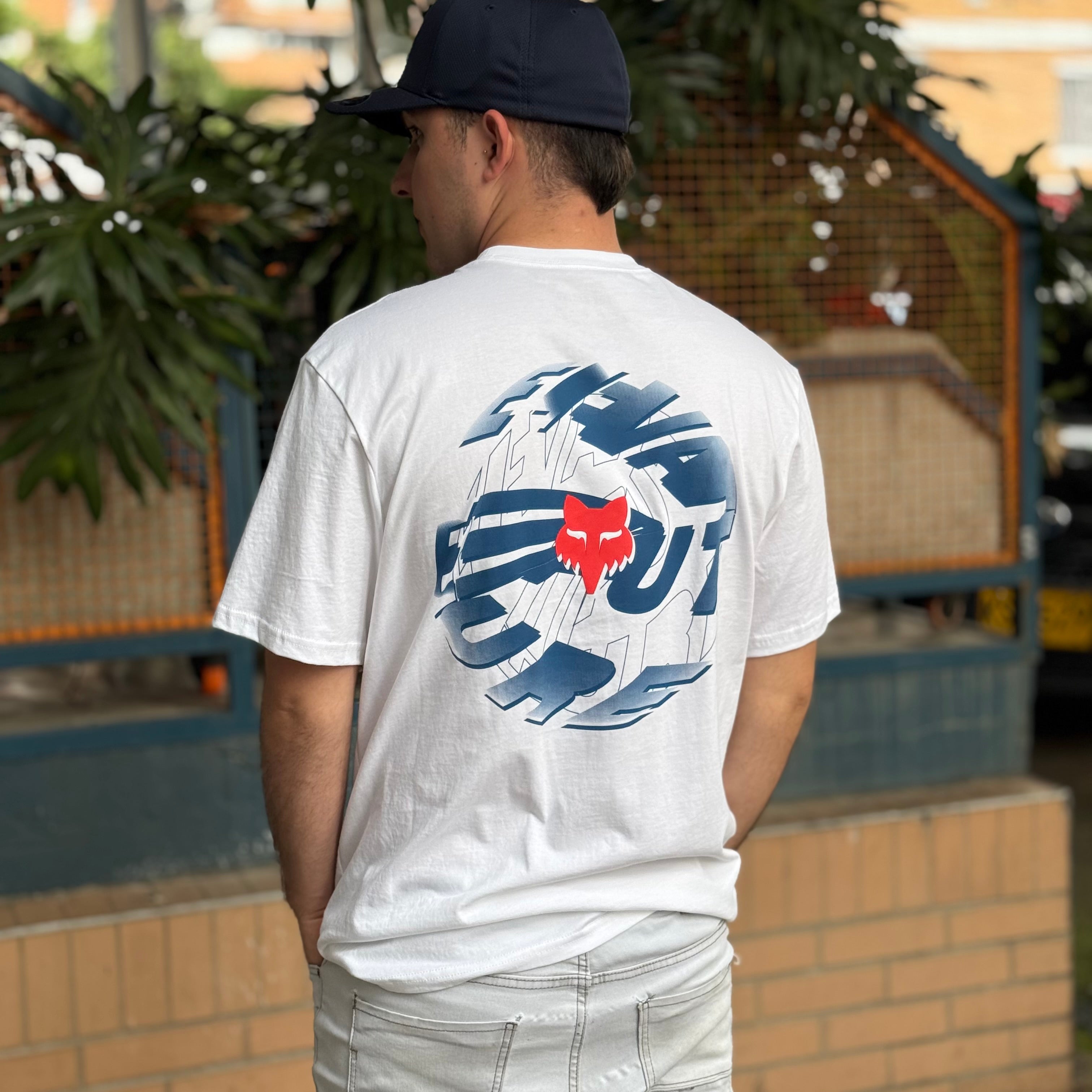 CAMISETA FOX SPIRAL SS PREMIUM [BLANCO]