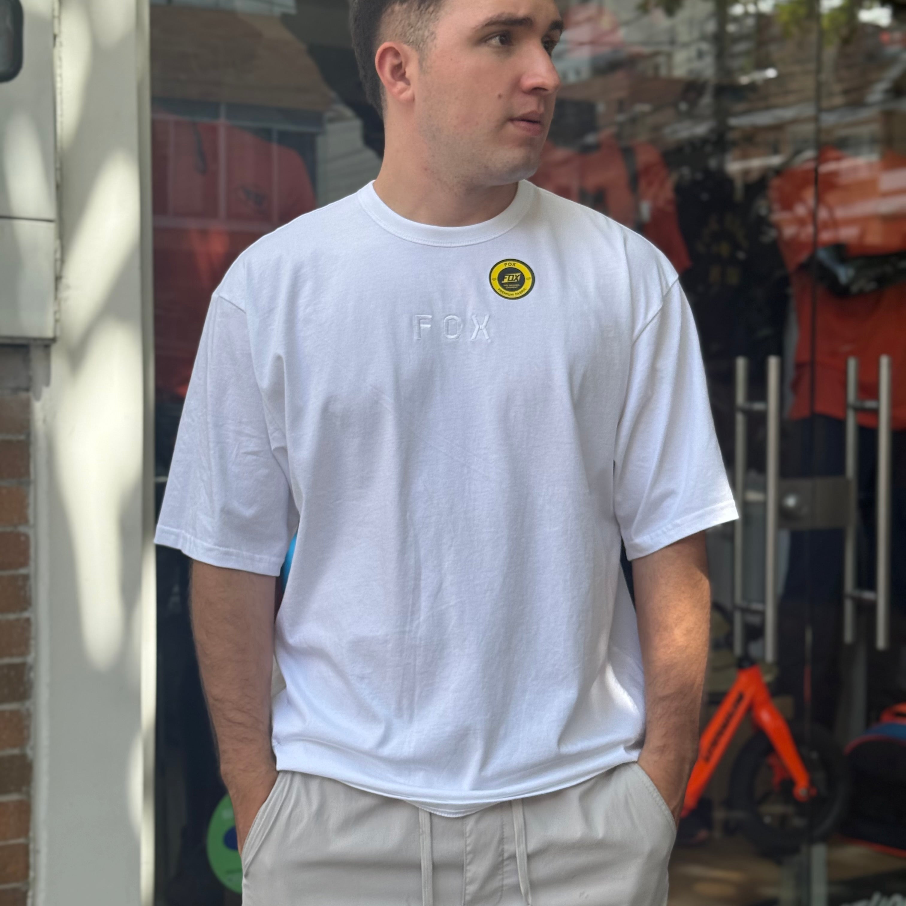 CAMISETA FOX WORDMARK OVERSIZED [BLANCO]