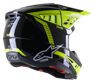 CASCO ALPINESTARS S-M5 BEAM NEGRO AMARILLO