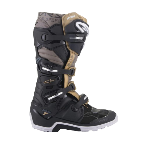 BOTAS ALPINESTARS TECH 7 ENDURO DS [BLACK/GREY/GOLD]