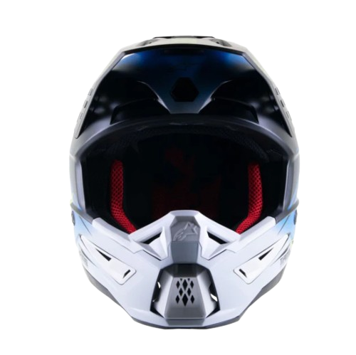 CASCO ALPINESTARS S-M5 RAYON [NIGHTLIFE BLUE/ WHITE MATT]