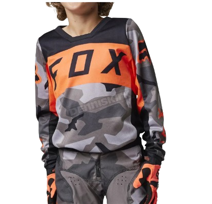 UNIFORMES FOX 180 BNKR NIÑO GRY CAM