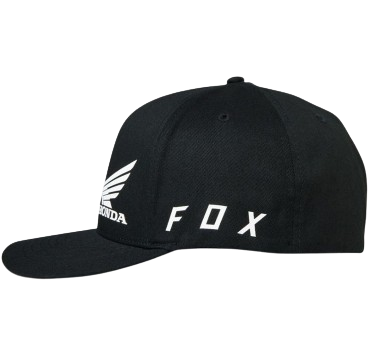 GORRA FOX X HONDA FLEXFIT NEGRO