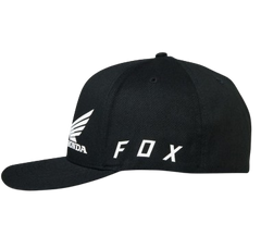 GORRA FOX X HONDA FLEXFIT NEGRO