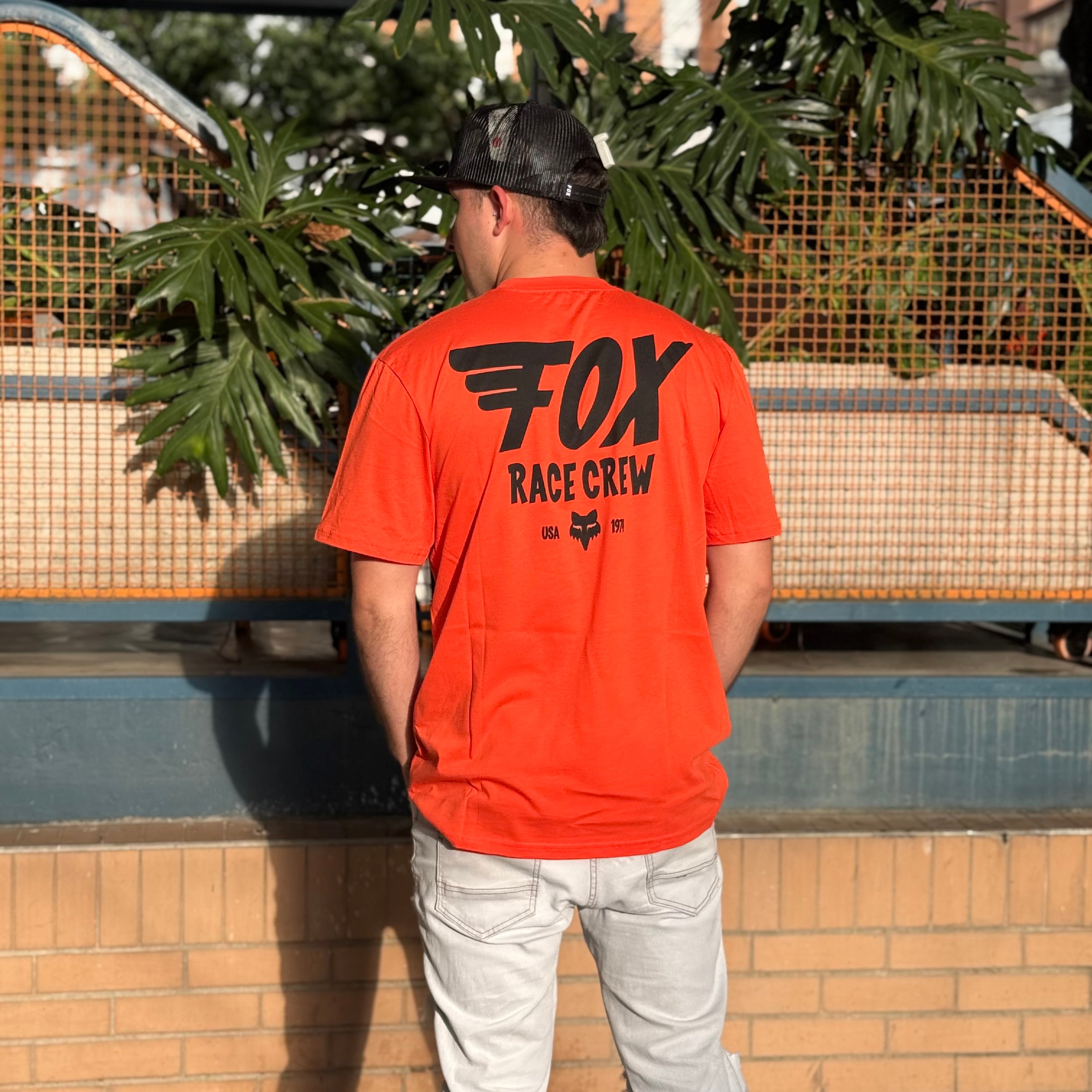 CAMISETA FOX WING SS PREMIUM [NARANJA]