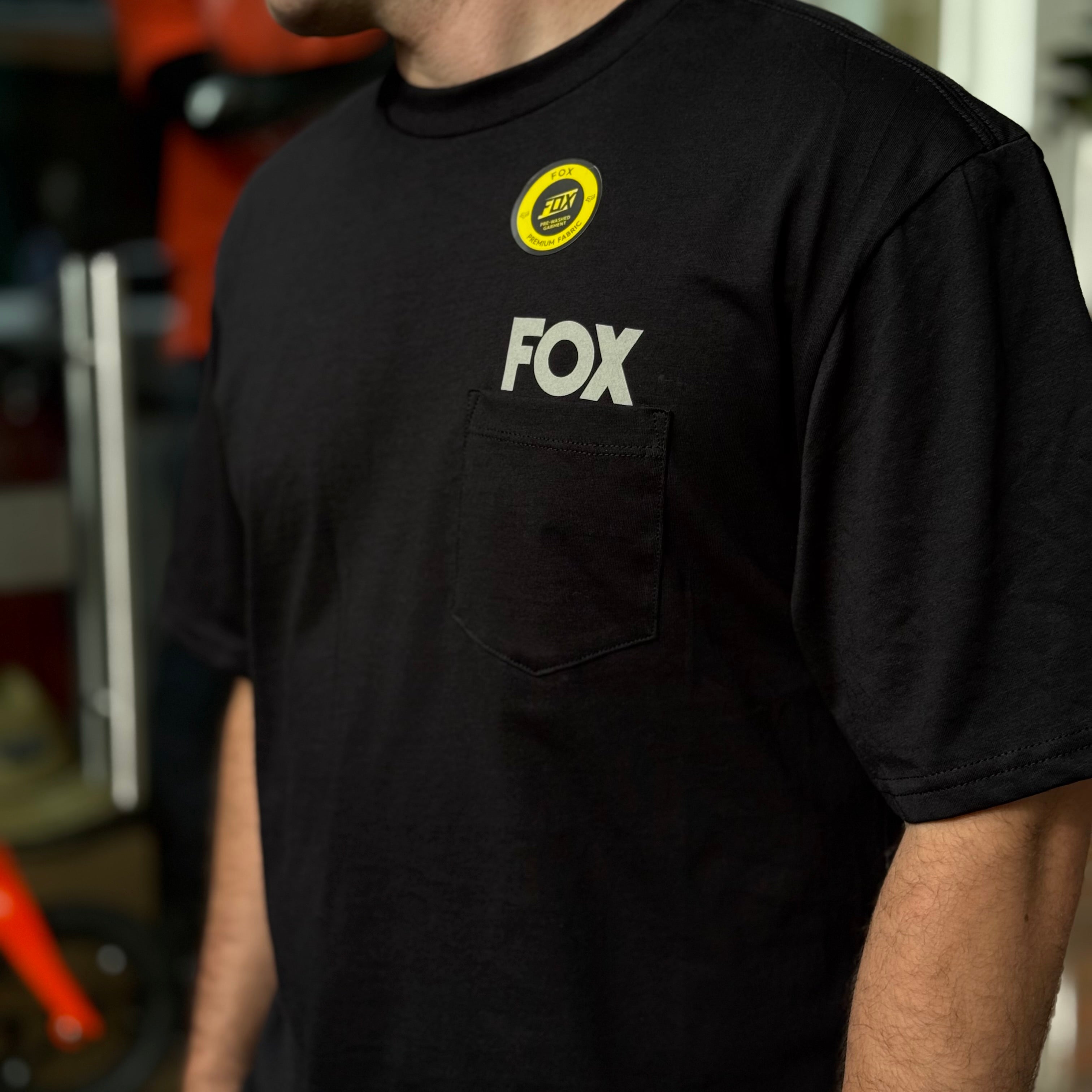 CAMISETA FOX BIG F SS PREMIUM LE [NEGRO]