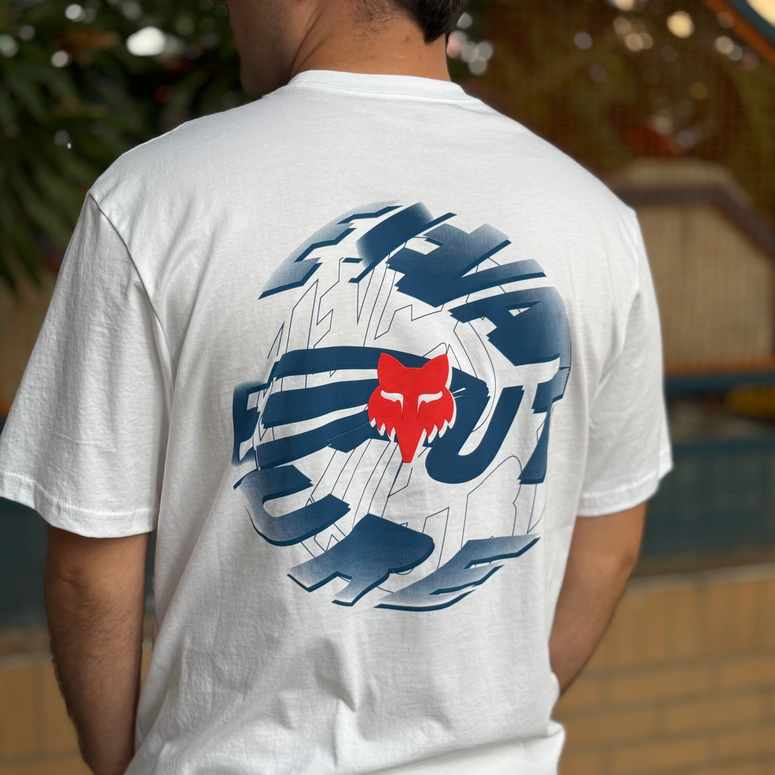 CAMISETA FOX SPIRAL SS PREMIUM [BLANCO]
