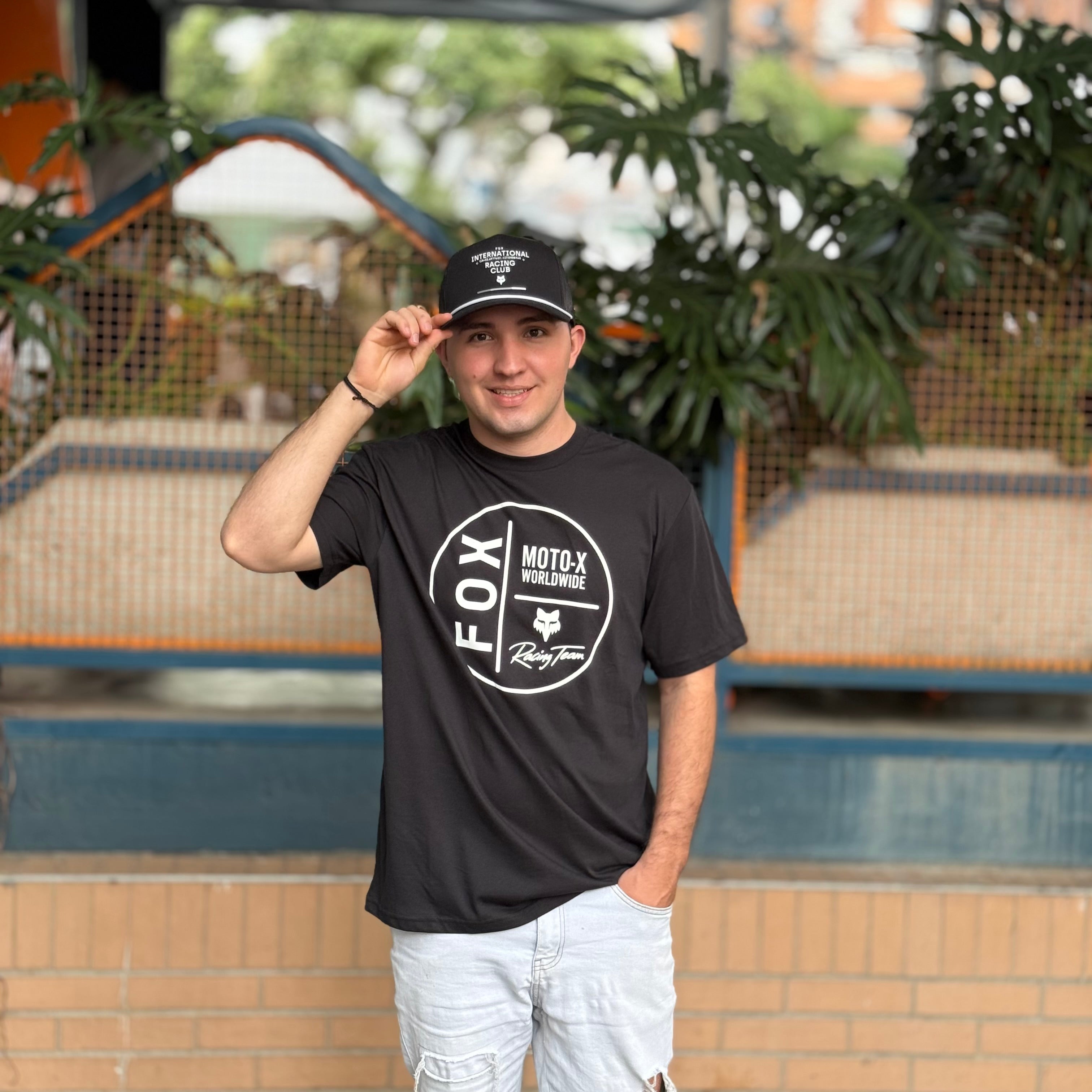 CAMISETA FOX WORLDWIDE SS PREMIUM [NEGRO]