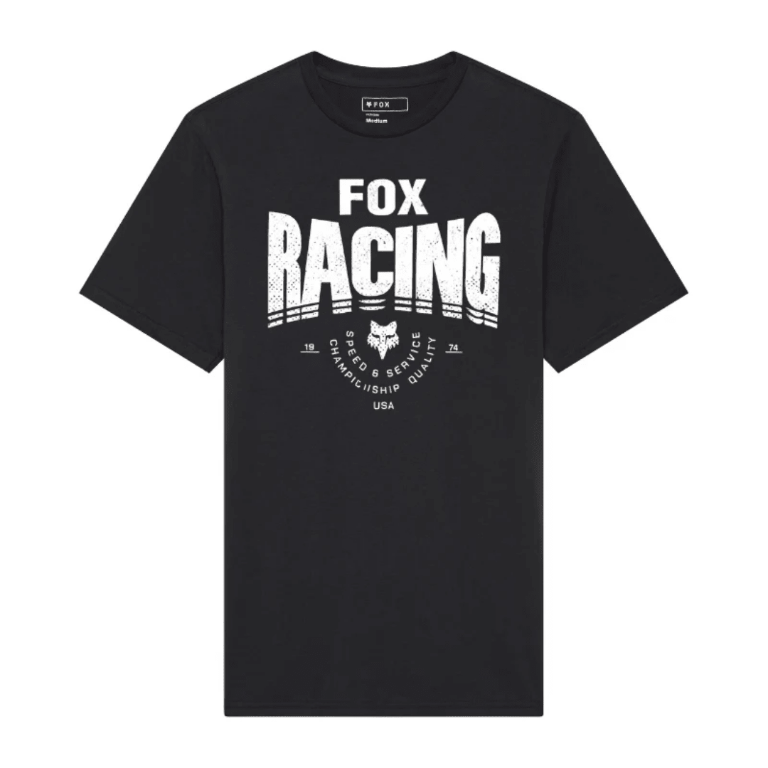 CAMISETA FOX TREAD SS PREMIUM [NEGRO] - Todo Riders