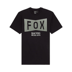 CAMISETA FOX TYPEFACE SS PREMIUM [NEGRO] - Todo Riders