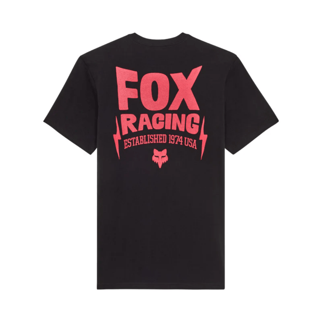 CAMISETA FOX BOLT SS PREMIUM [NEGRO] - Todo Riders