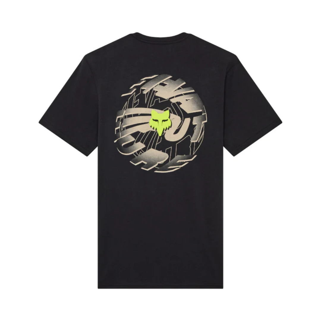 CAMISETA FOX SPIRAL SS PREMIUM LE [NEGRO]