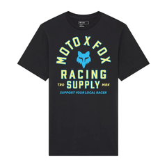 CAMISETA FOX LOCAL RACER SS PREMIUM [NEGRO]