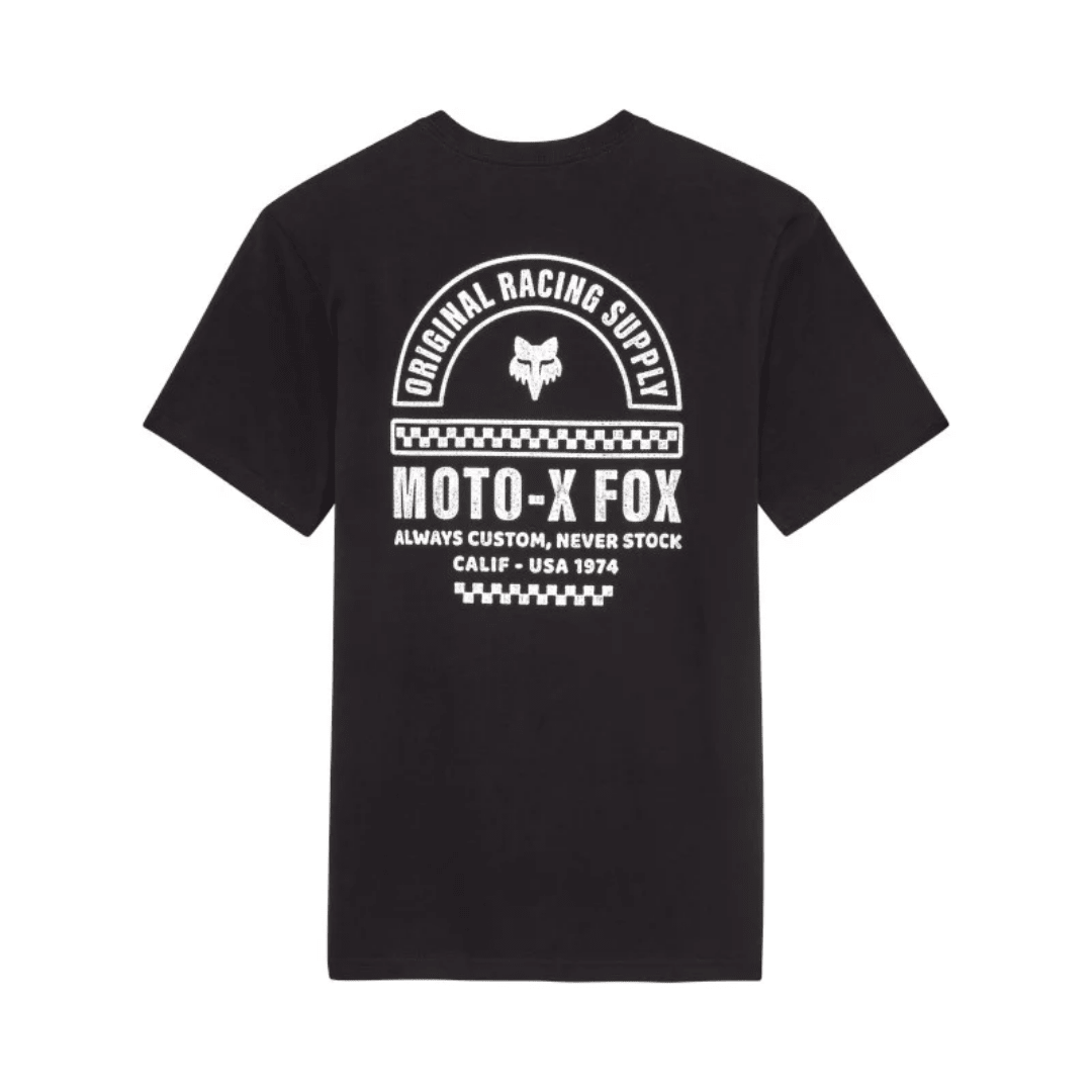 CAMISETA FOX FINISH LINE SS [NEGRO] - Todo Riders