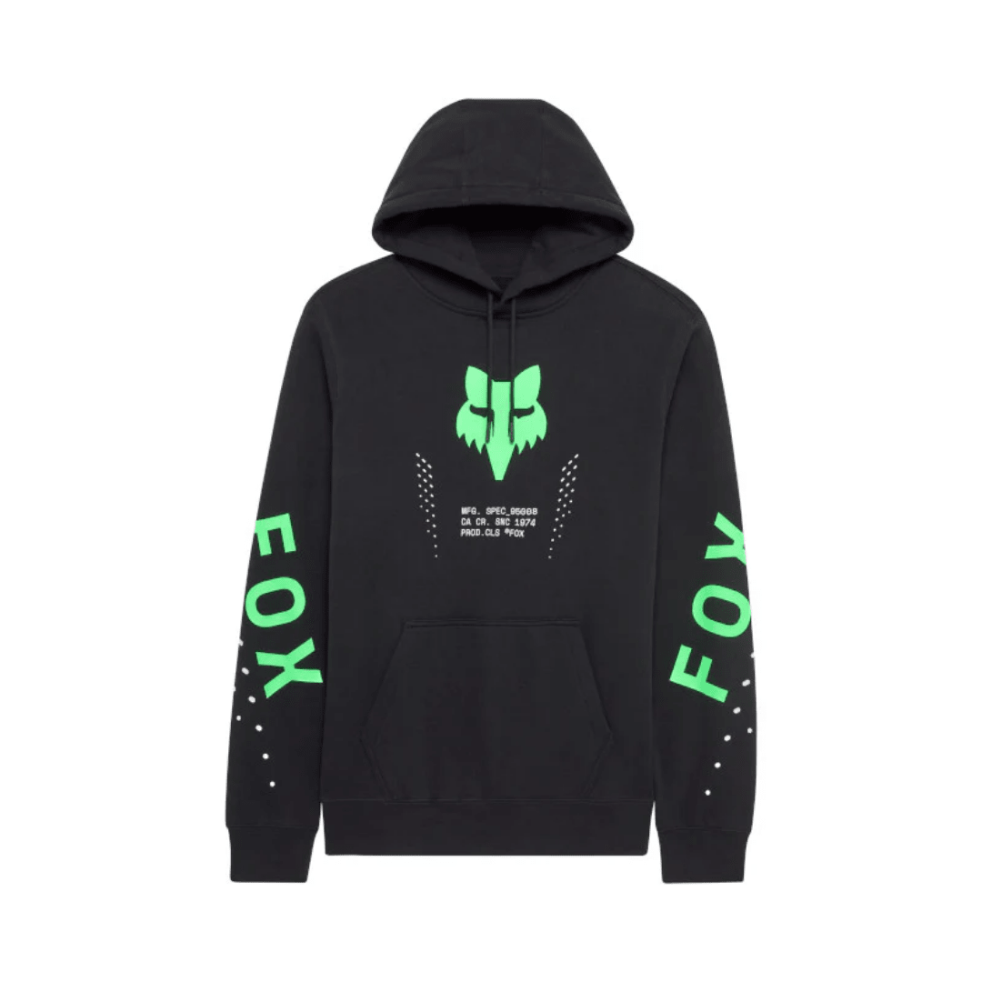 BUZO FOX SHIELD PO [NEGRO] - Todo Riders