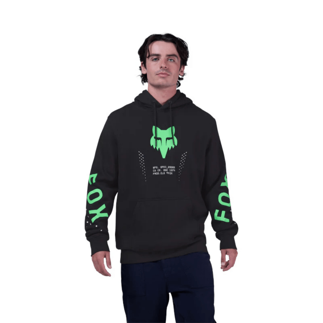 BUZO FOX SHIELD PO [NEGRO] - Todo Riders