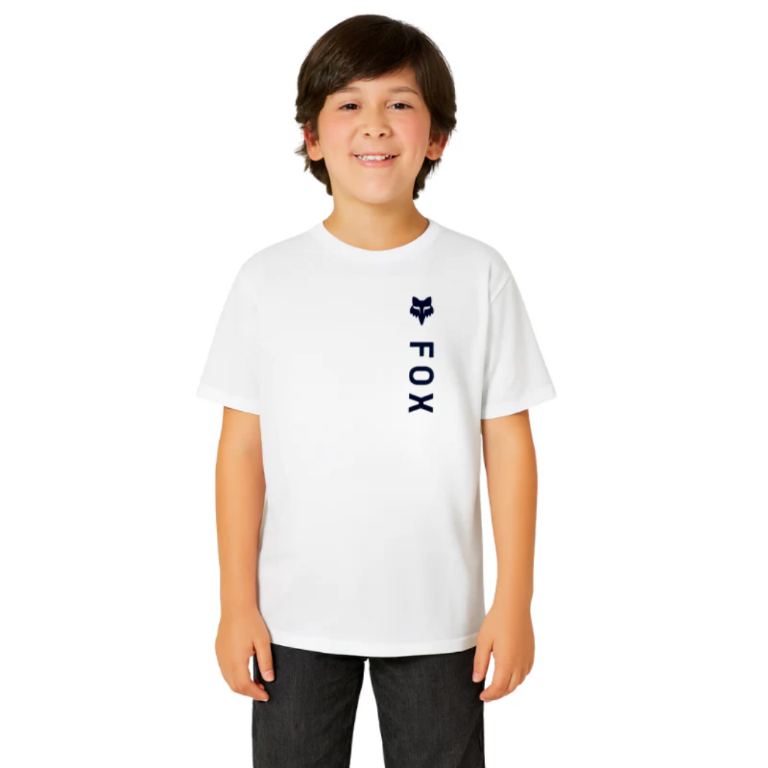 CAMISETA FOX WINNERS CIRCLE SS PREMIUM [BLANCO/AZUL] (PARA NIÑOS)