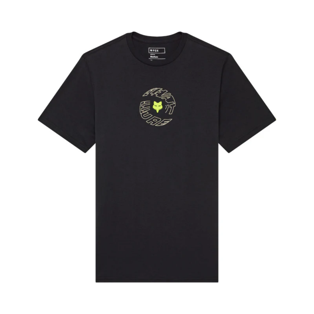 CAMISETA FOX SPIRAL SS PREMIUM LE [NEGRO]