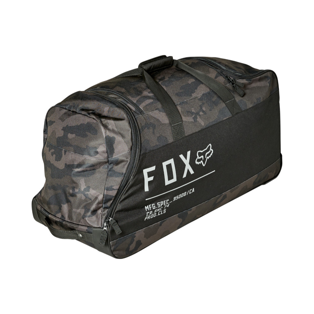 MALETA FOX CON RUEDAS DE CAMUFLAJE NEGRO SHUTTLE 180