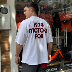 CAMISETA FOX MOTO -X OVERSIZED [BLANCO]