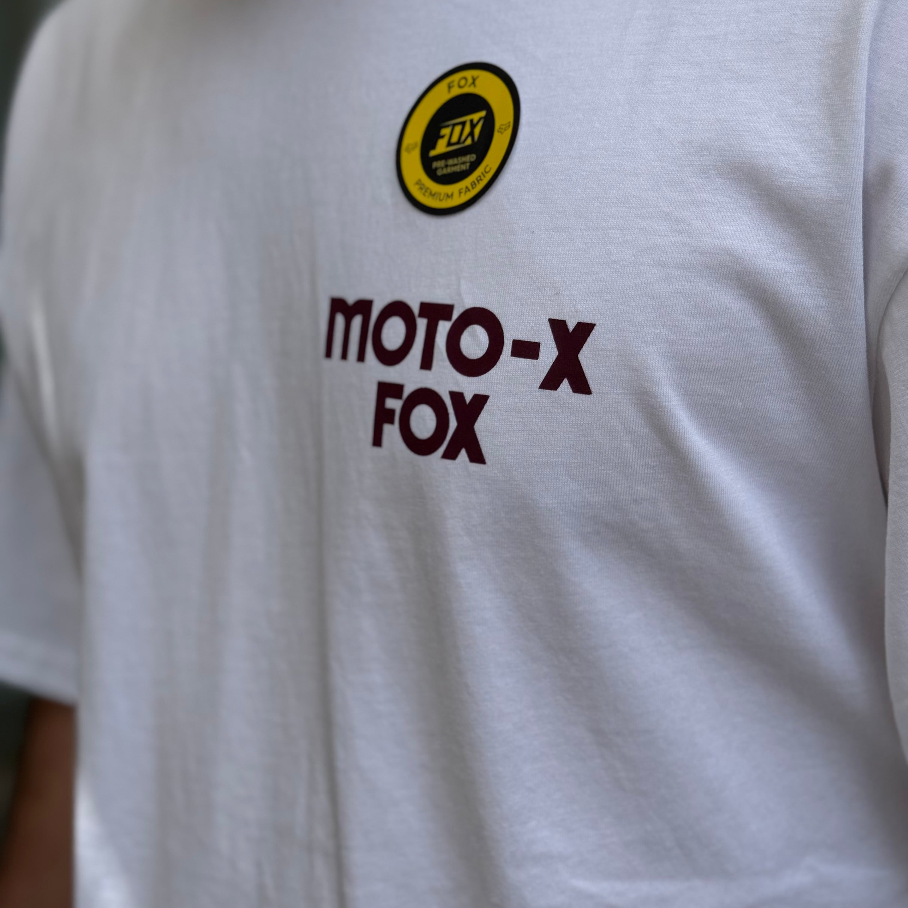 CAMISETA FOX MOTO -X OVERSIZED [BLANCO]