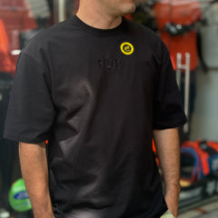 CAMISETA FOX WORDMARK OVERSIZED [NEGRO]