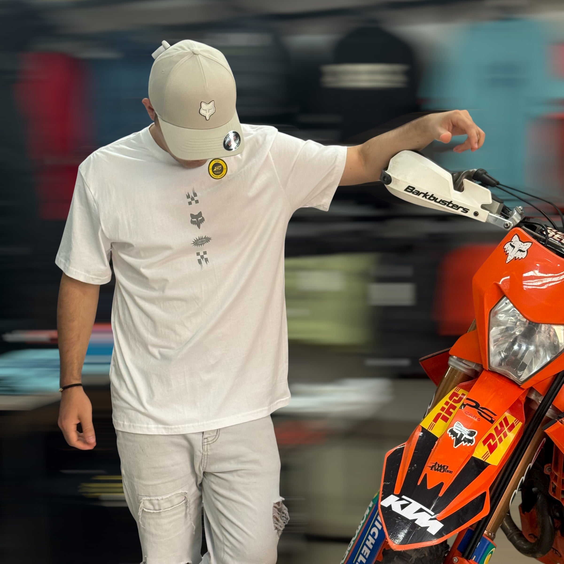 CAMISETA FOX CHECKERED SS PREMIUM [BLANCO]