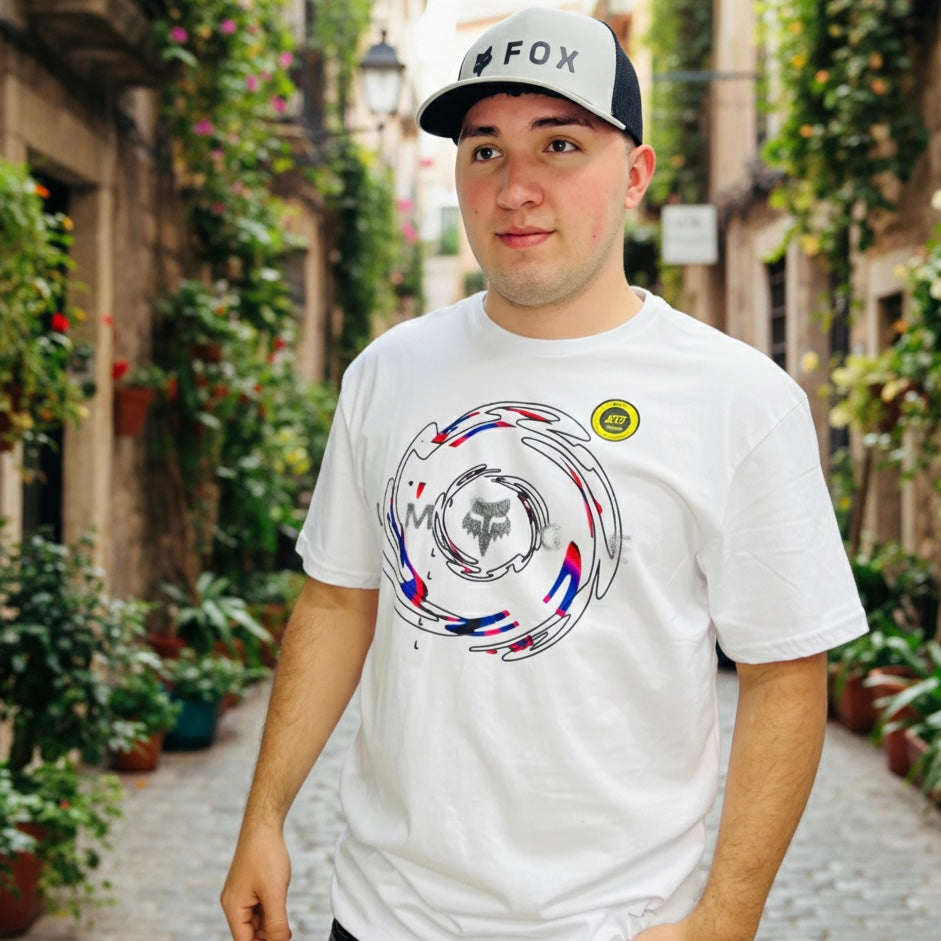 CAMISETA FOX ENERGY FACE PREMIM [BLANCO]