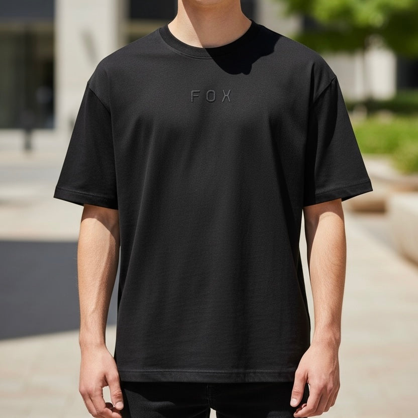 CAMISETA FOX WORDMARK OVERSIZED [NEGRO]