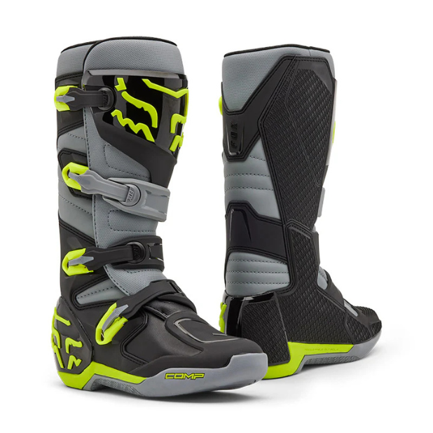 BOTAS FOX COMP [GRIS/AMARILLO NEON]