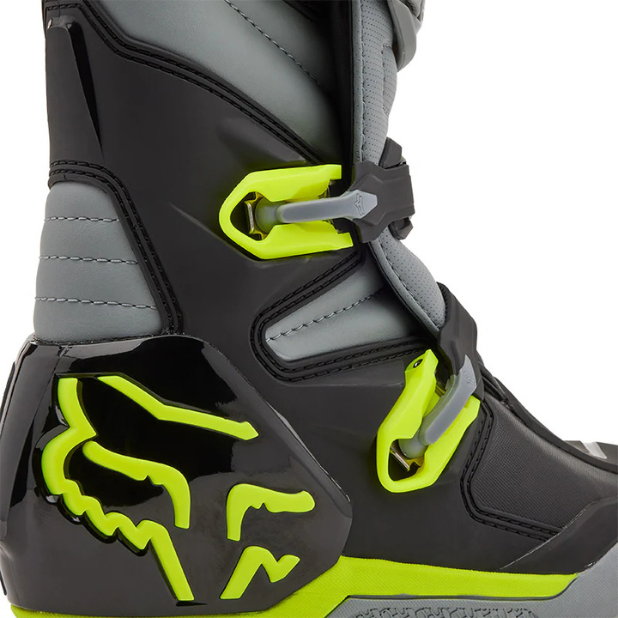 BOTAS FOX COMP [GRIS/AMARILLO NEON]
