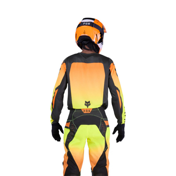 JERSEY FOX 180 SHIELD - EXTD SIZES [NARANJA/VERDE]