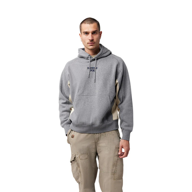 BUZO FOX MOTO X OVERSIZED [GRIS/ CREMA]