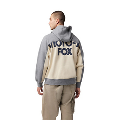 BUZO FOX MOTO X OVERSIZED [GRIS/ CREMA]