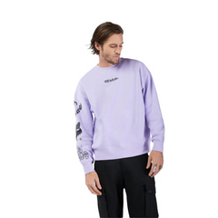 BUZO FOX HELLO FUTURE OVERSIZED CREW [MORADO]