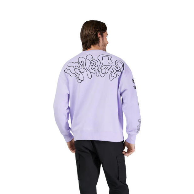 BUZO FOX HELLO FUTURE OVERSIZED CREW [MORADO]