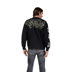 BUZO FOX HELLO FUTURE OVERSIZED CREW [NEGRO]