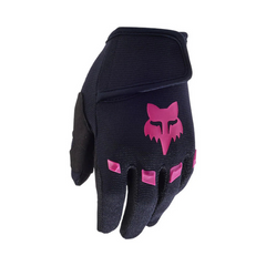 GUANTES FOX DIRTPAW [NEGRO/ROSADO] (PARA NIÑOS PEQUEÑOS)